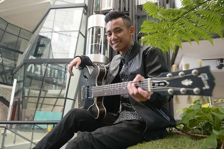 The guitar kept him at home and out of trouble, says Mr Sano, 24, who has graduated with a bachelor of arts degree in music with first-class honours from the Lasalle College of the Arts.