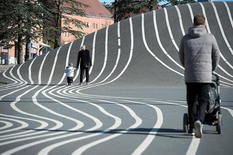 Superkilen is a series of public spaces in a deprived immigrant area of the Danish capital Copenhagen.
