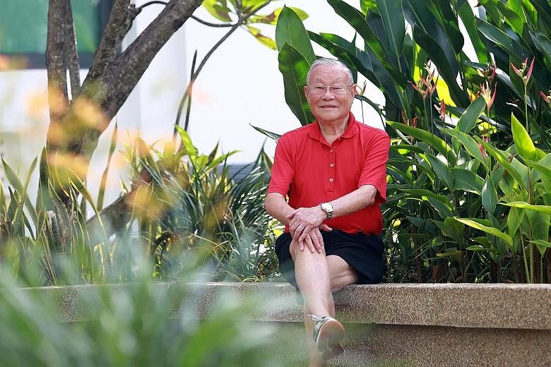 Mr Sng carried on coaching and playing badminton after treatment.