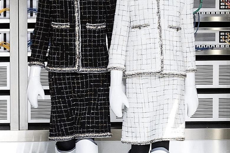 Karl Lagerfeld turned Paris' vast Grand Palais into a computer data centre for Chanel's Spring/Summer 2016 Ready To Wear collection.