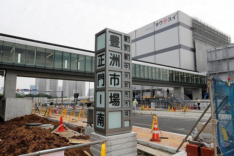 The Tsukiji fish market's new site in Toyosu might not be as safe as initially thought.