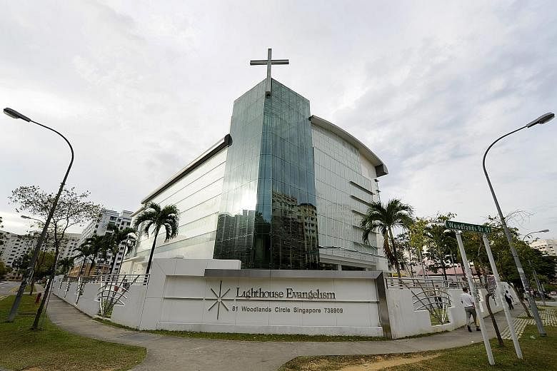 A CCTV camera was installed at Lighthouse Evangelism in Woodlands to monitor the sign outside the church, after it had been set ablaze a few times. On May 13, Teo, who has delusional disorder, was caught on camera setting fire to the sign.