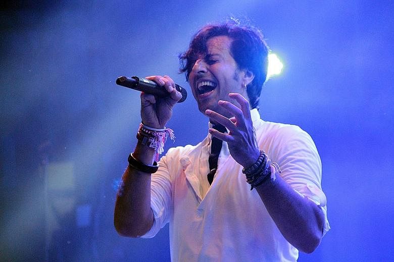 Salim Merchant (above) takes on keyboard and vocal duties, while his brother Sulaiman helms percussion and drum programming.