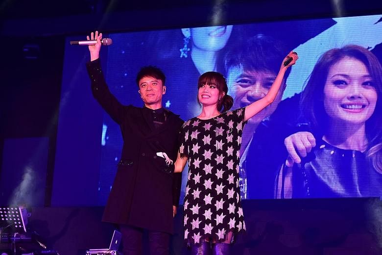 Singers Hacken Lee and Joey Yung (both above) have been friends for more than a decade.