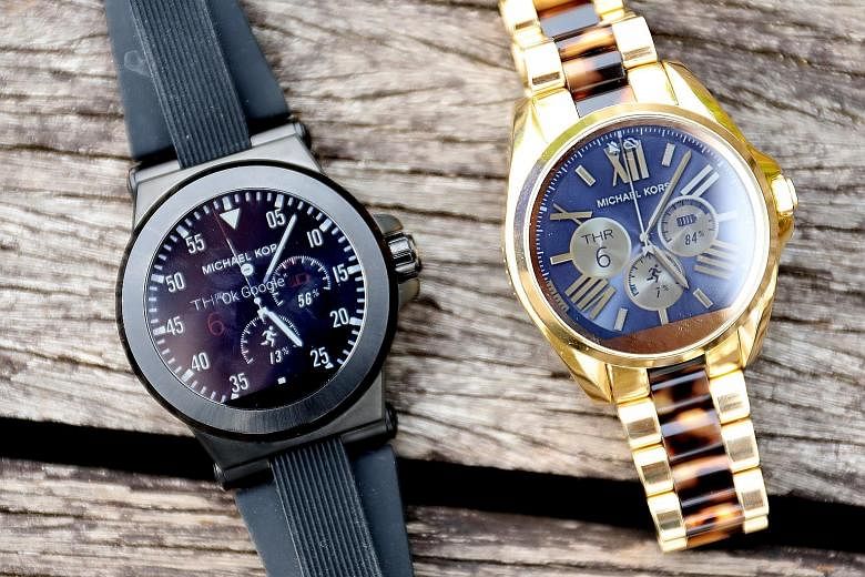 The Dylan (far left) and the Bradshaw do not differ much from their analogue cousins and look gorgeous for the smartwatch genre.
