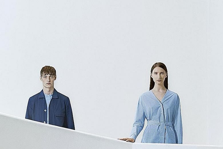 A new collection by Swedish brand Cos is inspired by the late American artist Agnes Martin's painted grids and lines in delicate pastels.
