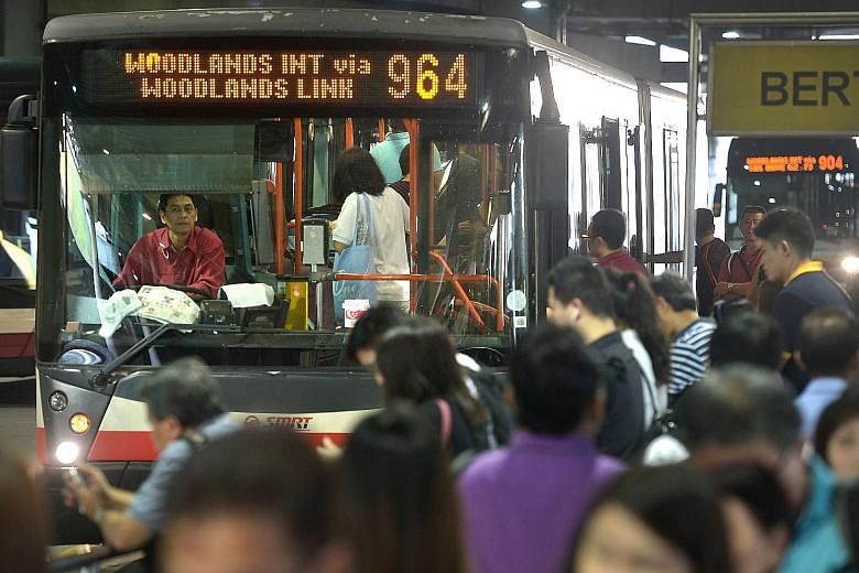 Six in 10 of the 296 existing bus services have had their capacity increased under the programme, said the LTA. This means there are either more buses or more double-decker buses on those routes.