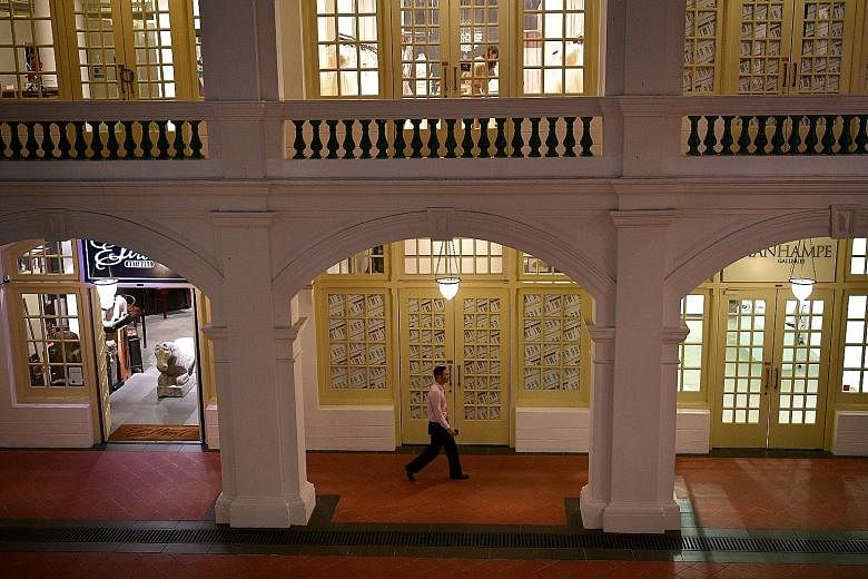 Raffles Hotel announced the restoration works on Tuesday. The revamp will be done in three phases, starting in January with the Arcade, a public area that houses 40 shops, function areas, restaurants and bars.