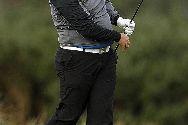 Andrew Johnston during the first round of the British Masters. Nicknamed "Beef", the English golfer's excellent PR skills have won him fans on both sides of the Atlantic.
