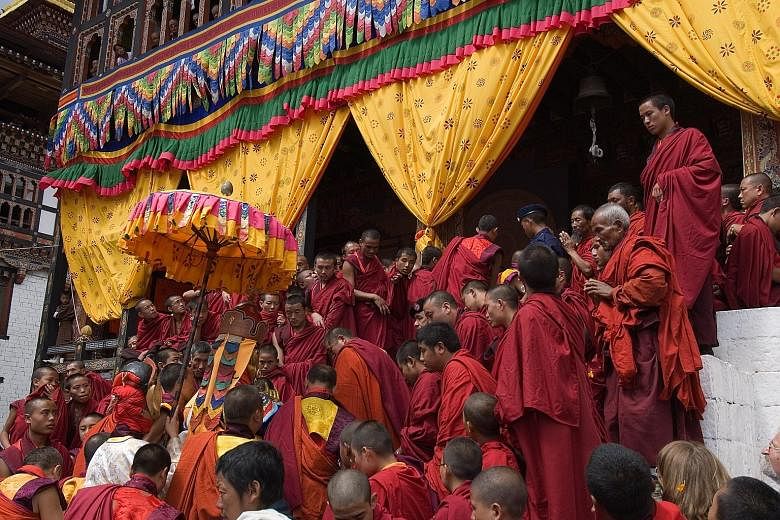 The Thimphu Tshechu is one of the most popular festivals in Bhutan.