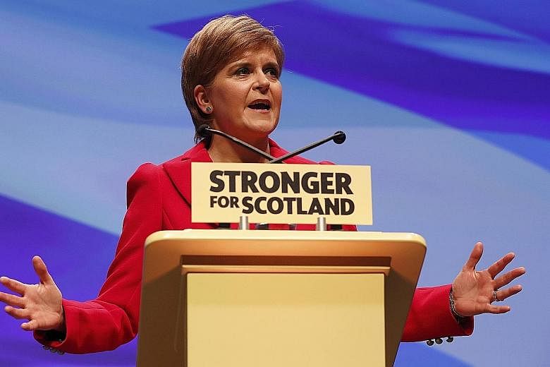 Ms Sturgeon, addressing the party's annual conference in Glasgow on Saturday, said Scotland must have the ability to choose a better future.