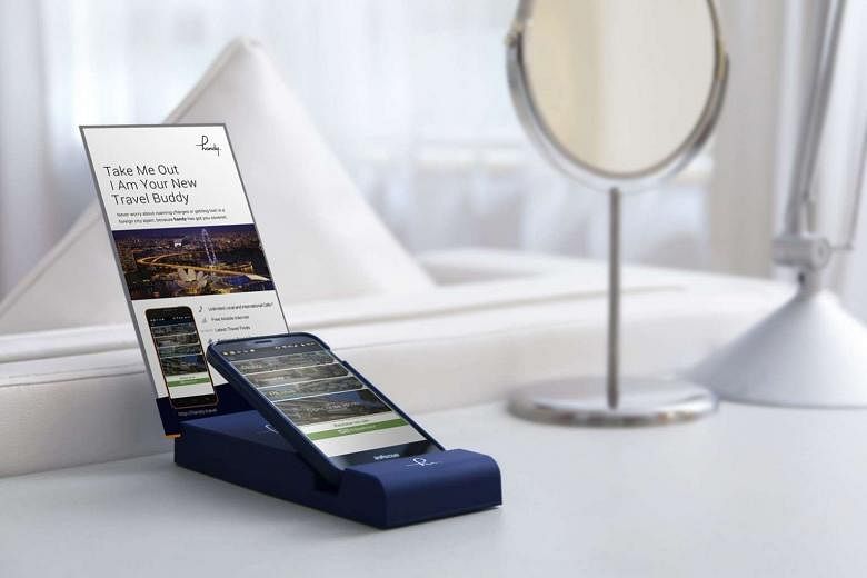 Handy loan smartphones are available for free for guests at partner hotels such as The Ritz-Carlton. The smartphone loan service, which has a counter in Orchard Road, will be beefed up to include new features. 