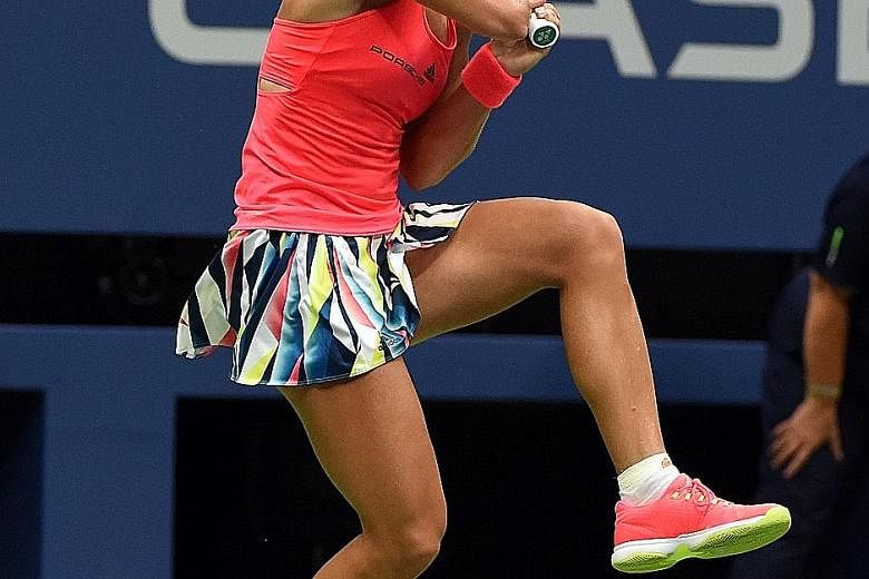 Angelique Kerber of Germany at the 2016 US Open.