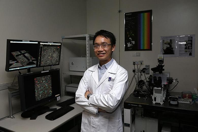Dr Lim is a principal investigator at the Institute of Medical Biology. He is trying to develop skin cultures that are more like real skin than those currently used for skin grafts.