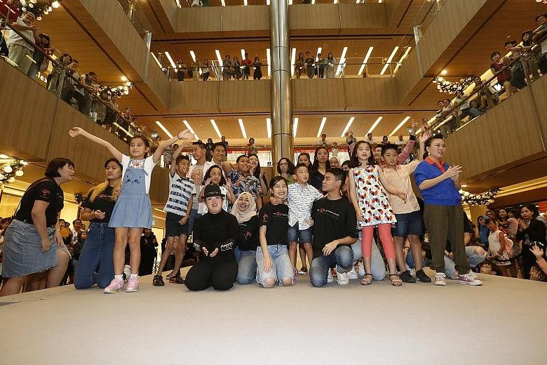 Fourteen members of the special needs community glammed up for a catwalk show at Paragon mall yesterday, accompanied by music from local pianist Azariah Tan, who is hearing-impaired. It was part of SJ50, which celebrates inclusivity and 50 years of d