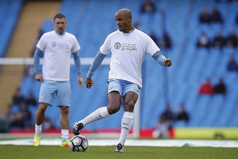 Manchester City captain Vincent Kompany was able to train on Thursday and could be passed fit to play against West Bromwich Albion today, despite coming off at half-time against Manchester United in the League Cup.