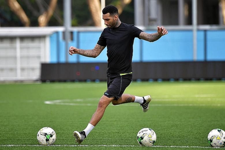 From left: Jermaine Pennant will be aiming for a Singapore Cup winners' medal to remember his time with Tampines by, having confirmed he will be leaving the Stags after one season. Albirex Niigata's top scorer Atsushi Kawata will lead the Japanese si