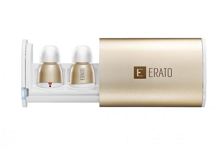 Erato's Apollo 7 comes in a nifty carrying case that doubles as a charging dock.