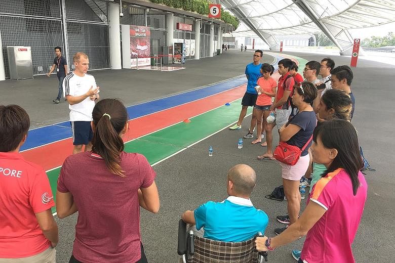 Volker Herrmann conducted workshops in Singapore last month.