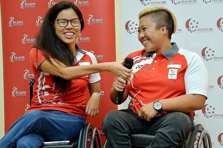 Monday's sitting will start with a tribute to Singapore's Paralympians, including Rio Paralympic Games medallists Yip Pin Xiu (left) and Theresa Goh, for their best-ever showing at the Games in Brazil in September. SEE SPORT C15