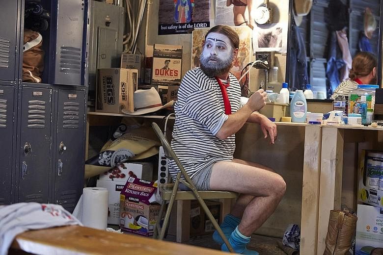 Zach Galifianakis co-creates and stars in the Emmy-winning show, Baskets[/ ], about a man struggling to find success as a professional clown.