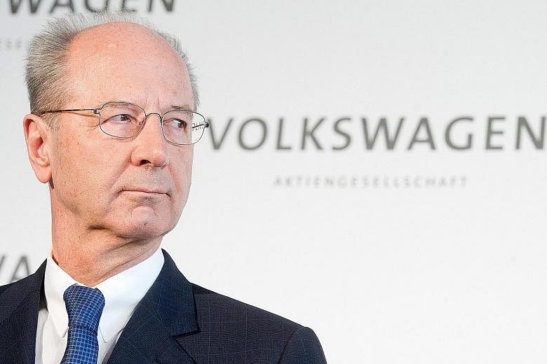 Mr Poetsch was elevated to chairman of Volkswagen's supervisory board last year.