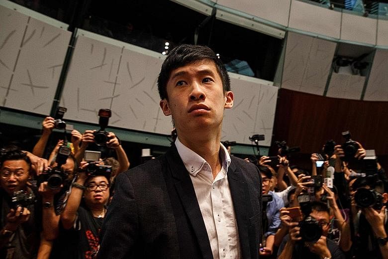 Mr Sixtus Leung won a seat in Hong Kong's Legislative Council even though he was not his party's first-choice candidate for New Territories East. He came in after favourite Edward Leung was banned by Beijing.