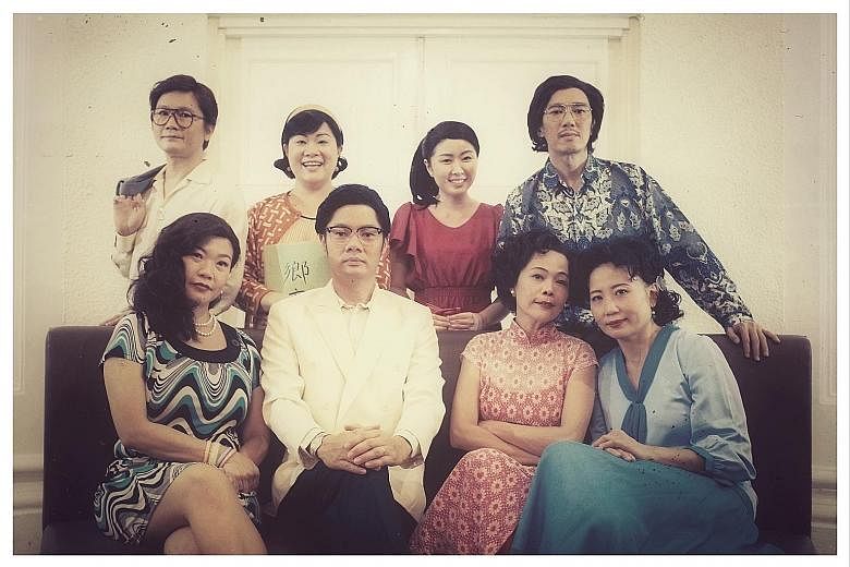 The directors of Body X - The Rehearsal, Danny Yeo and Li Xie (front row, second and third from left), and its cast (clockwise, from back row), Ric Liu, Judy Ngo, Melody Chan, Alvin Chiam, Doreen Toh and Zelda Tatiana Ng.