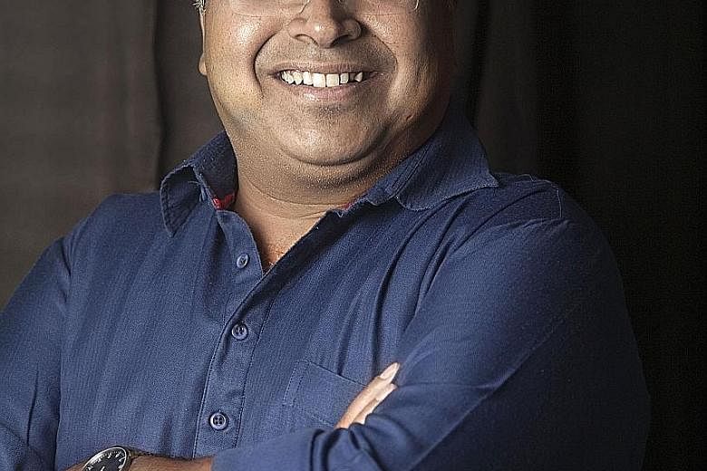 Author Devdutt Pattanaik (above) will tell the stories of goddesses in Indian mythology with music from pianist Anil Srinivasan in Tales In Black & White.