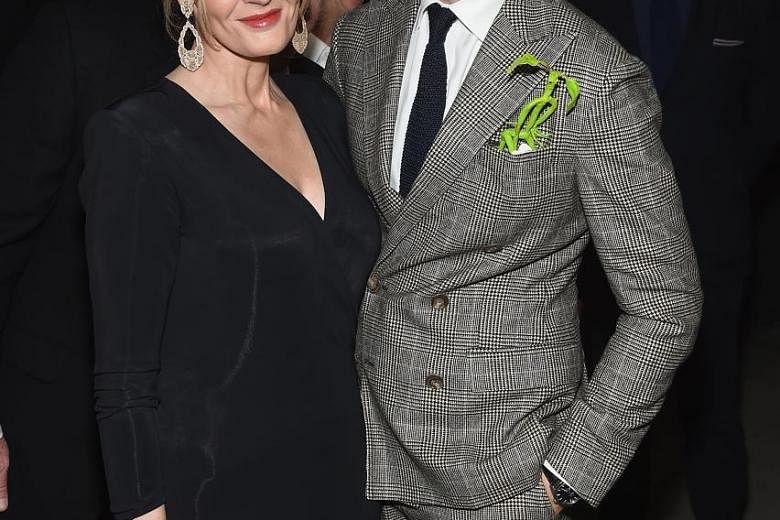 Author J.K. Rowling and actor Eddie Redmayne at the world premiere of Fantastic Beasts And Where To Find Them at Lincoln Center in New York City last week.