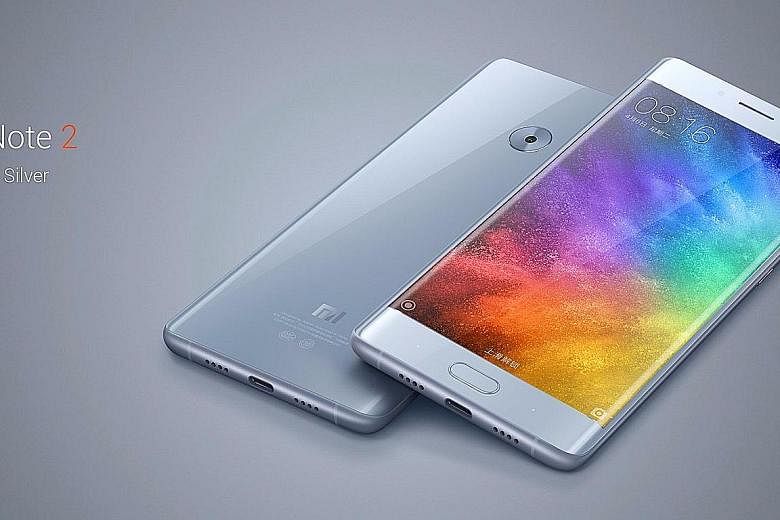 The Xiaomi Mi Note 2 is officially sold only in China.