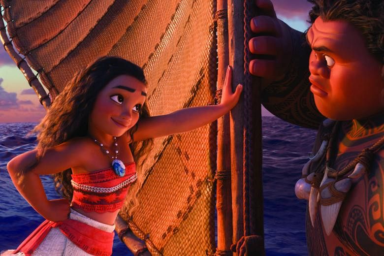 Moana, voiced by Auli'i Cravalho, is no damsel in distress.