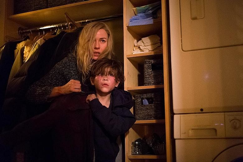 Naomi Watts is a child psychologist and Jacob Tremblay (both above) her patient in Shut In.