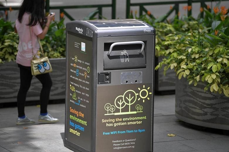 Smart bins gaining traction in Singapore