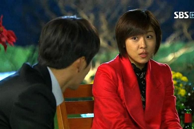 TV still of Secret Garden starring Ha Ji Won, who played the heroine Gil Ra Im. The hit drama show has aired in at least 14 countries.