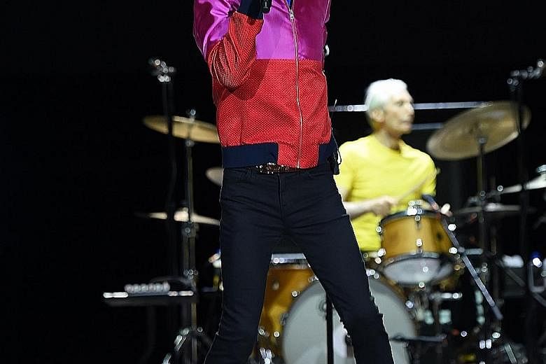 Mick Jagger with The Rolling Stones performing during the Desert Trip music festival in California last month.