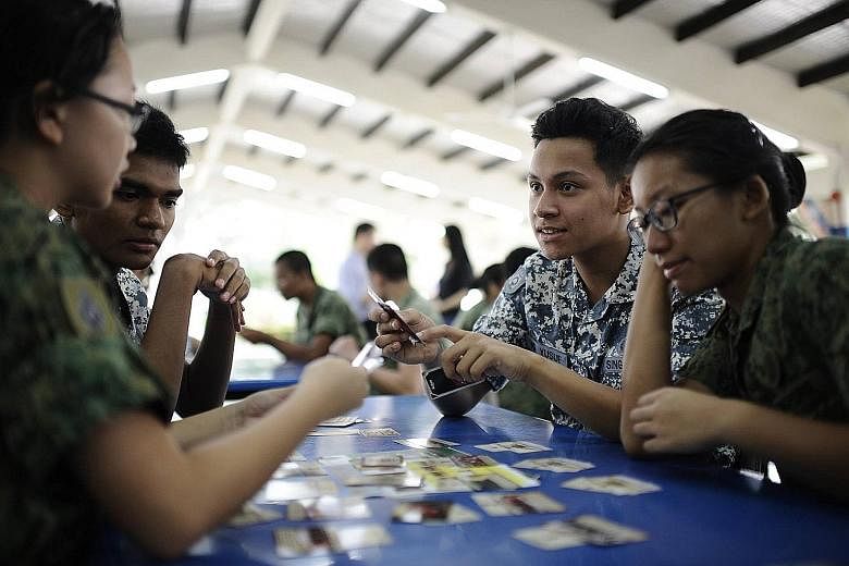 More than 160 National Cadet Corps (NCC) cadet officers yesterday tried their hands at Guardians of the City, a new Total Defence strategy card game. Based on the threat of terrorism, the game educates students on what to do during a crisis. Develope