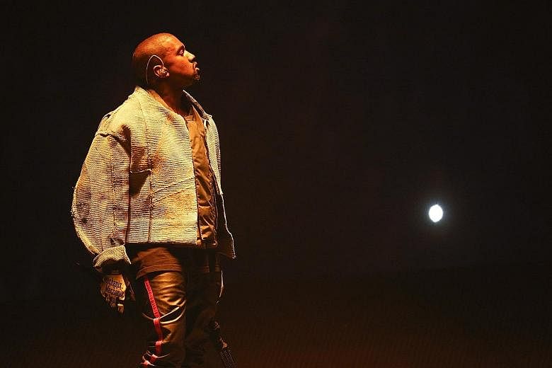 Kanye West, seen above at his Saint Pablo tour in Indianapolis in August, is apparently dealing with sleep deprivation.