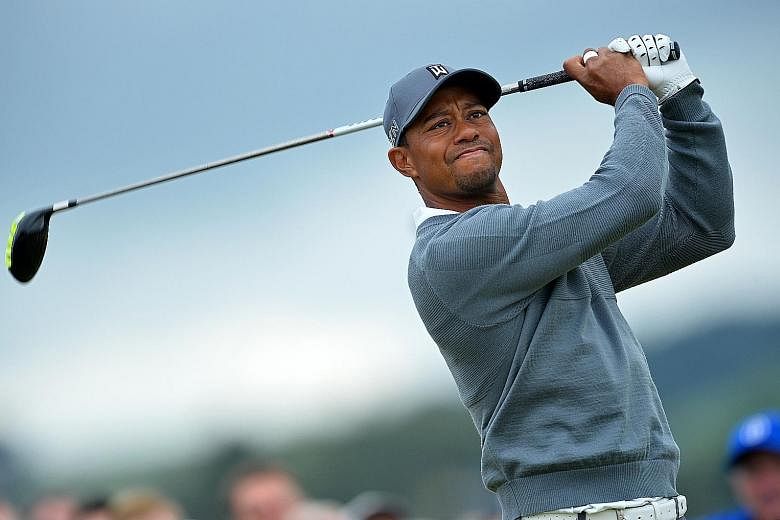 Tiger Woods at last year's British Open, where he missed the cut. He aborted a planned comeback at last month's Safeway Open and is targeting next month's Hero World Challenge, which he hosts.