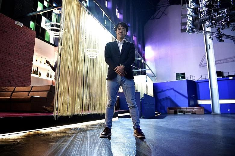 Mr Chan, Luxi Dance Club's general manager, finds St James Power Station particularly appealing because of its 20m-high ceiling, which provides enough space for light projection.