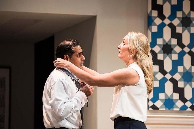 Gaurav Kripalani and Jennifer Coombs play husband and wife in Disgraced.