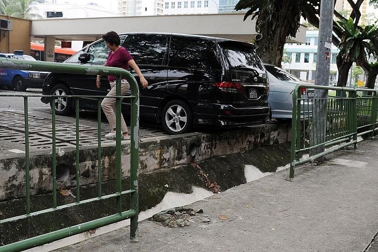 The scene of the accident in Whampoa Road in 2011, when a taxi crashed into a railing that then fell onto the boy, then aged seven. He sustained head injuries which affected his cognitive ability, impairing his IQ, memory and verbal skills.