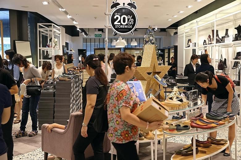 Courts' Black Friday sale covered all 14 outlets, including Courts Orchard (above), as well as its online store. The furniture chain also introduced a priority pass this year that let 280 pre-registered shoppers skip the queue. Shoppers at the Robins