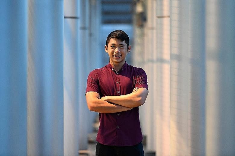 Temasek Polytechnic student Roy Ang said: "I'm a hands-on kind of person, I don't like to read too many words. It was fortunate that my school offered an applied subject."