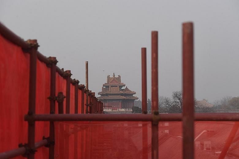 The authorities in Beijing have launched a major restoration project to keep the walls of the Forbidden City from collapsing.