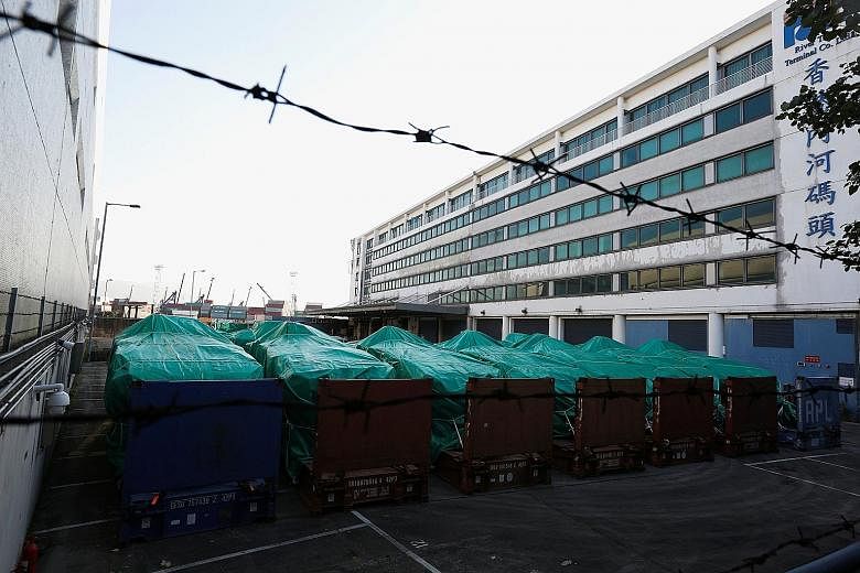 SAF armoured vehicles seized by Customs officials and detained at a cargo terminal in Hong Kong. Asked about the incident, Dr Balakrishnan said "we expect commercial providers of services to strictly comply with the law, and we expect the law to take