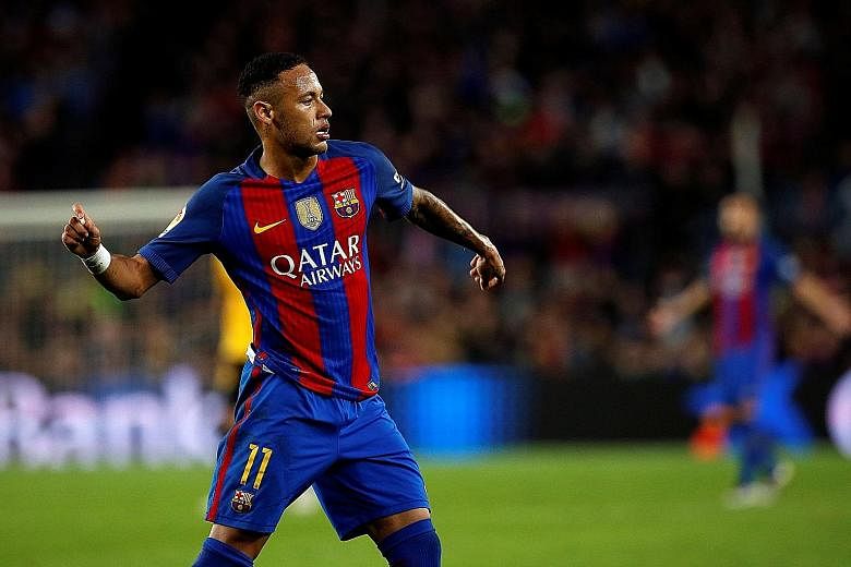 Neymar's form is suffering in the wake of the fraud case over his transfer from Santos to Barcelona three years ago. He has not scored in his last seven club games and earlier, he had given up the captaincy of the Brazil squad after the Rio Olympics.