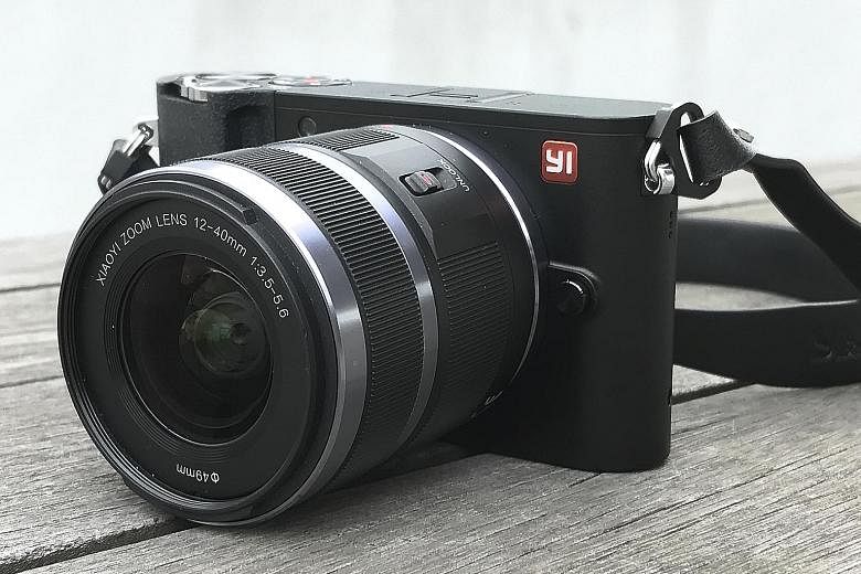 The Yi M1 looks uncannily like the Leica T mirrorless camera.