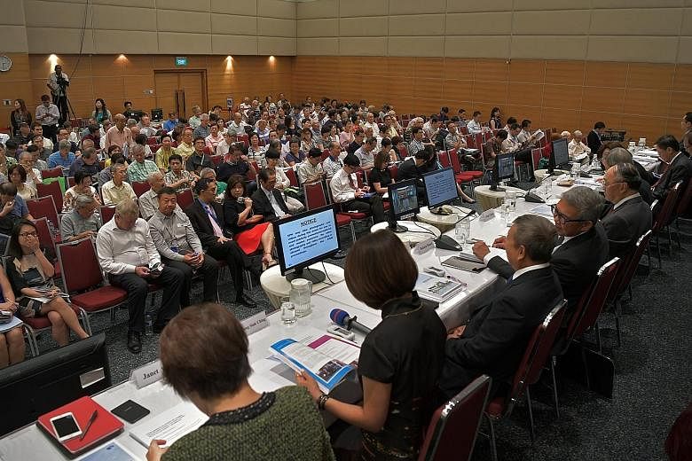 More than 400 shareholders attended the media group's annual general meeting yesterday at the SPH News Centre. The board and management took questions for about an hour before all resolutions were swiftly passed.