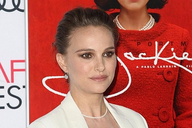 Natalie Portman attending the premiere of Jackie during the American Film Institute Festival in Hollywood, California, last month.